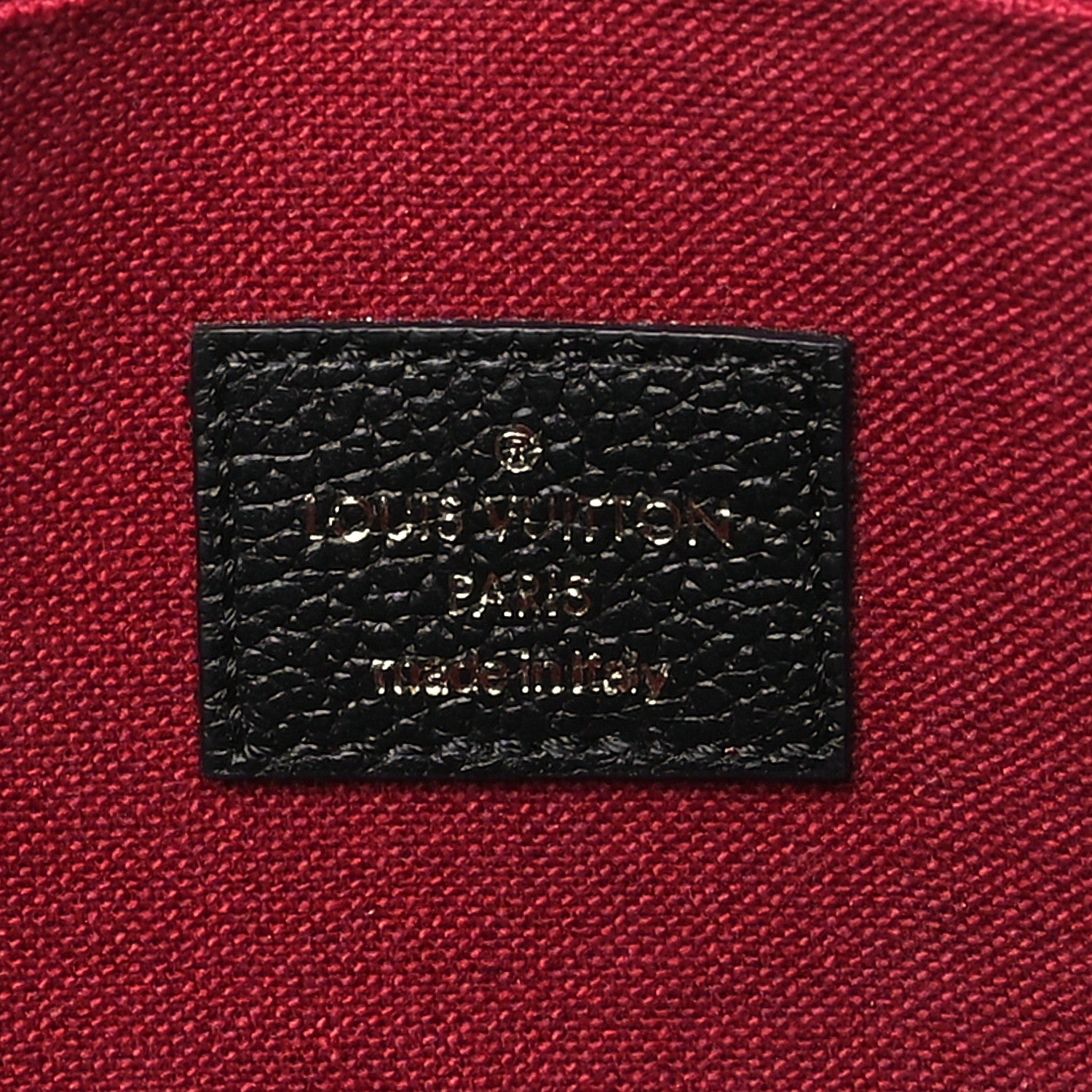 Louis Vuitton Empreinte Monogram Giant Felicie Pochette Black Beige 7 of 10