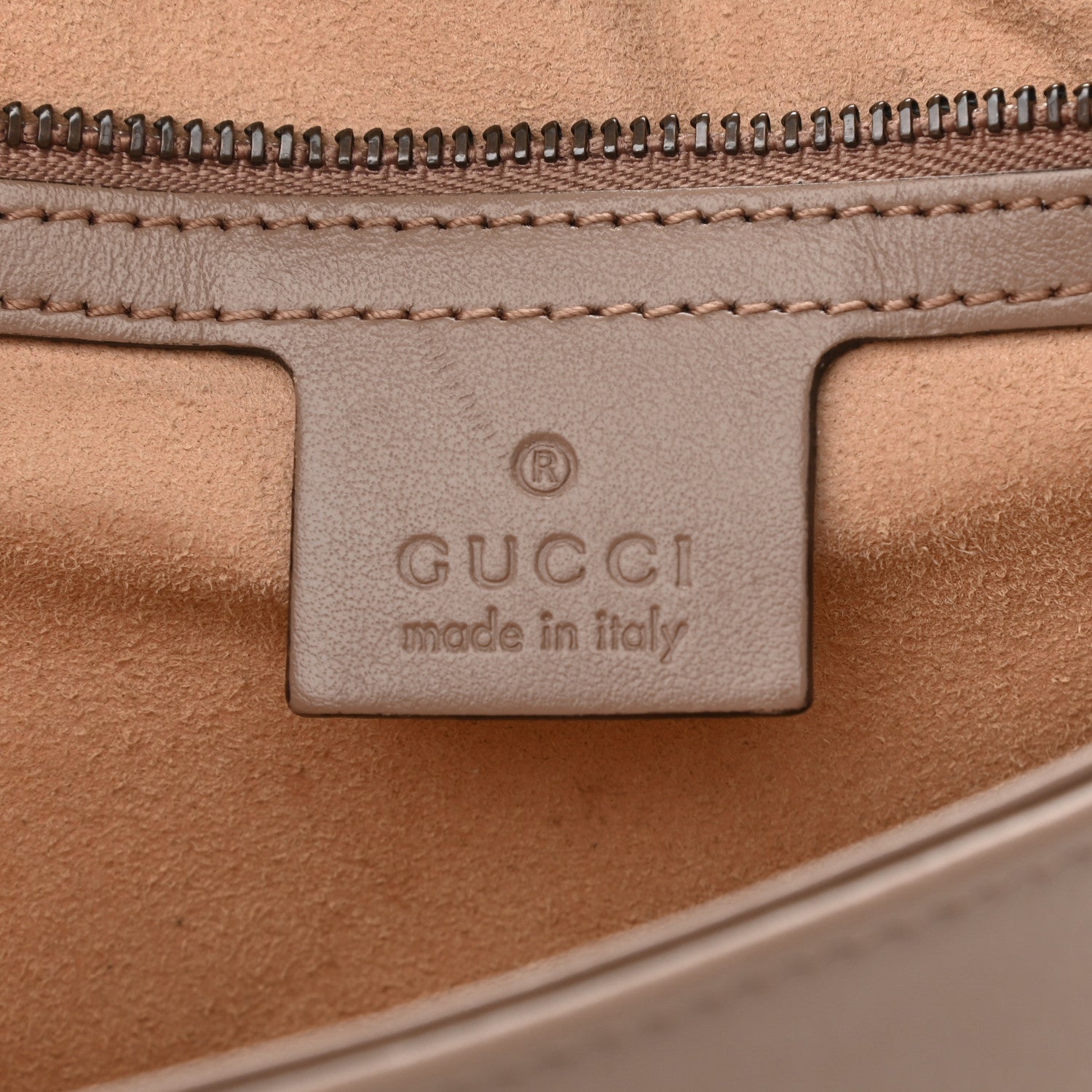 Gucci Calfskin Matelasse Medium GG Marmont Shoulder Bag Porcelain Rose 6 of 13