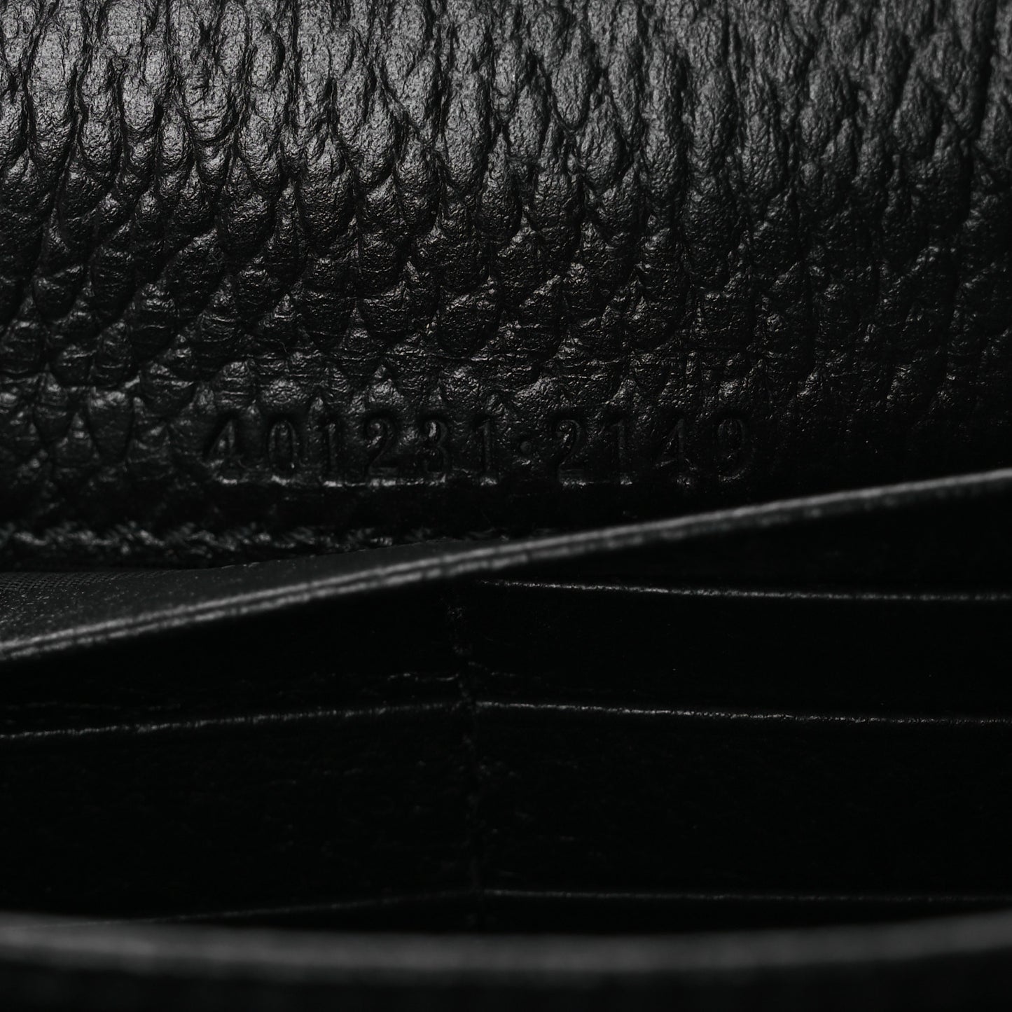 Calfskin Mini Dionysus Chain Wallet Black