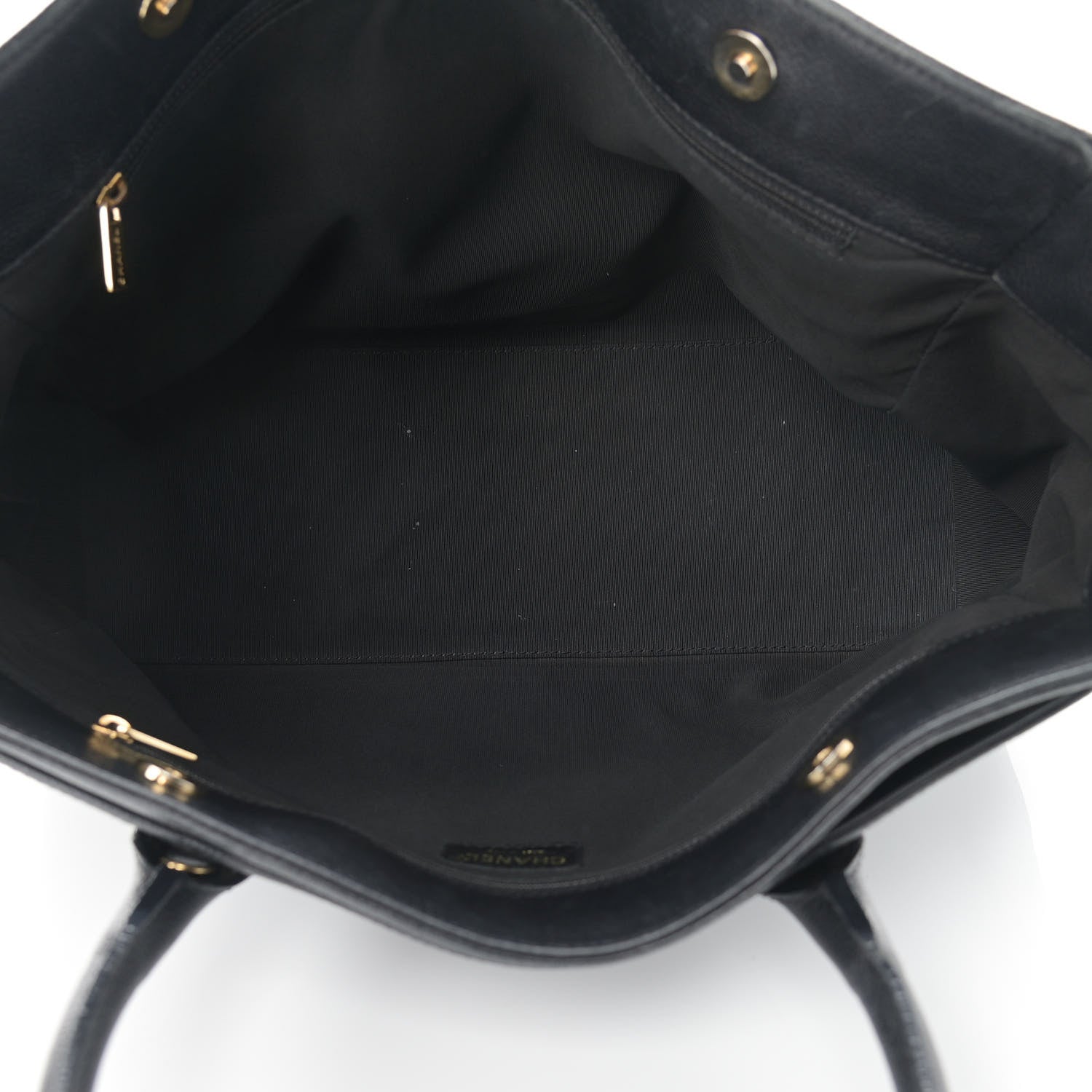 Chanel Caviar Cerf Executive Shopper Tote Black 4 of 15
