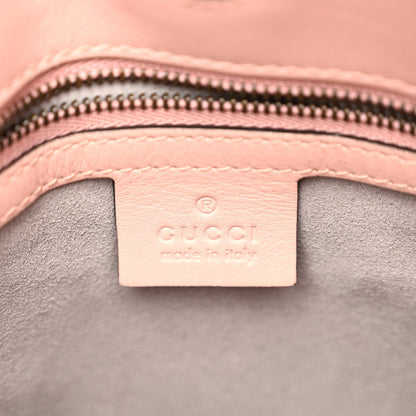Gucci Calfskin Matelasse Medium GG Marmont Open Top Shoulder Bag Perfect Pink 6 of 16