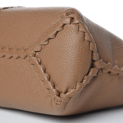 Bottega Veneta Cervo Deerskin Braided Tote Camel 9 of 9