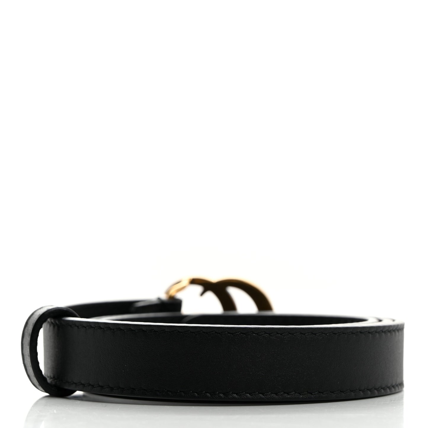 Calfskin Double G 20mm Belt 70 28 Black