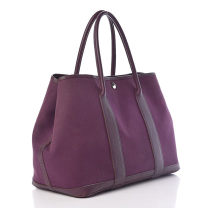 Hermes Toile Negonda Garden Party Tote 36 MM Cassis 3 of 20