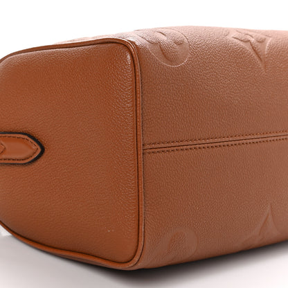 Louis Vuitton Empreinte Monogram Giant Speedy Bandouliere 25 Cognac 8 of 10
