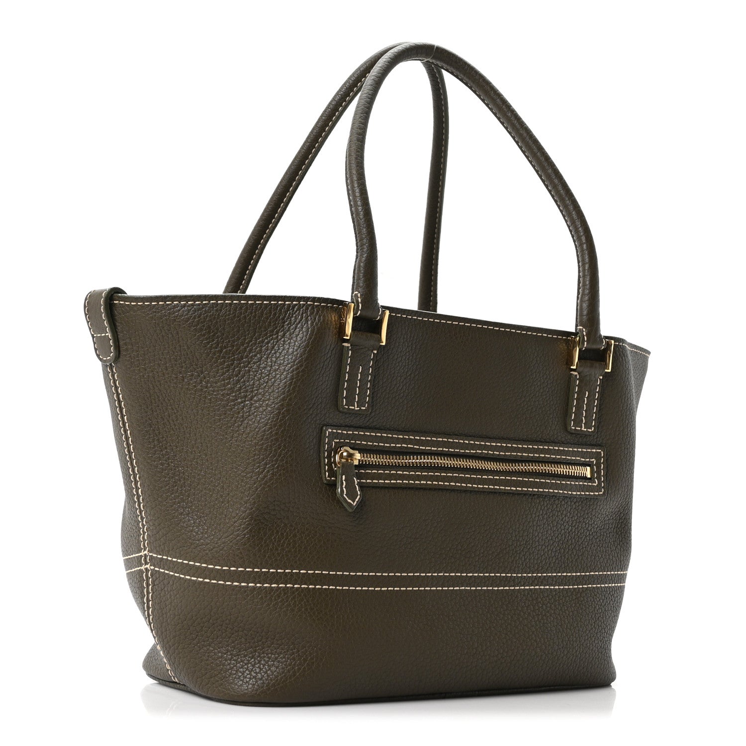 Loro Piana Odessa Mini Globe Shoulder Bag Green 3 of 9