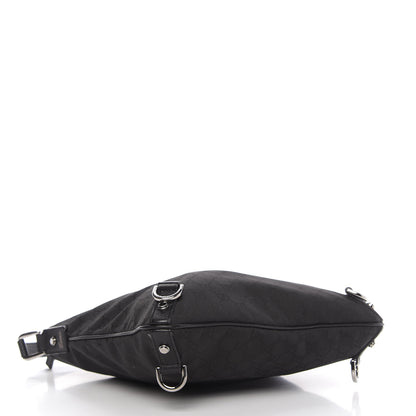 Gucci Monogram Abbey Messenger Bag Black 4 of 10
