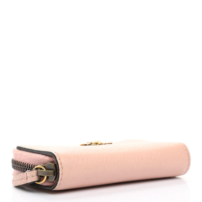 Gucci Cellarius Calfskin Blind for Love Animalier Zip Around Key Case Perfect Pink 4 of 8