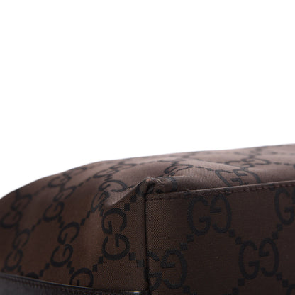 Gucci Nylon Monogram Small Hobo Brown 10 of 12
