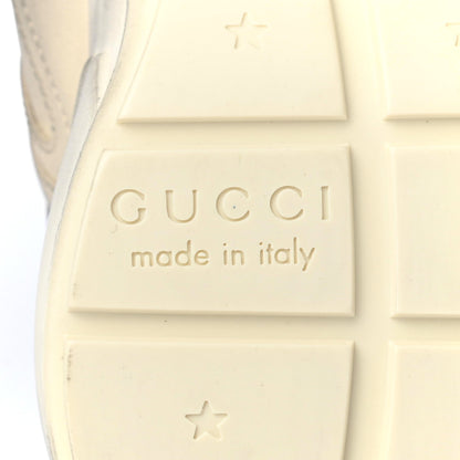 Gucci Calfskin Mouth Print Womens Rhyton Sneakers 35.5 Ivory 6 of 8