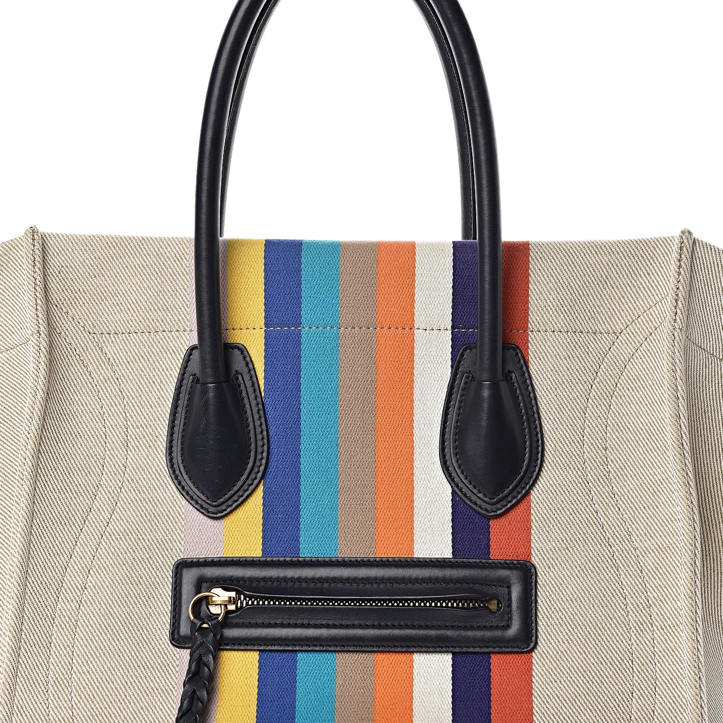 Cotton Canvas Medium Phantom Luggage Multicolor