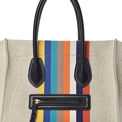 Celine Cotton Canvas Medium Phantom Luggage Multicolor 10 of 10