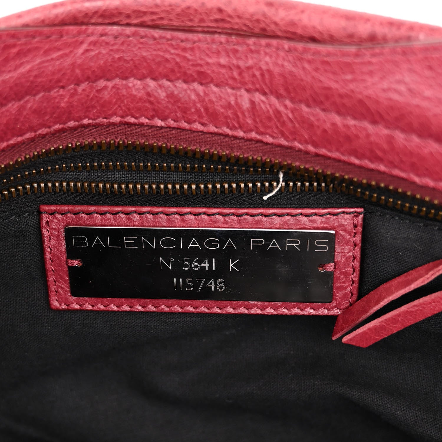 Balenciaga Agneau Classic Hardware City Cassis 6 of 12