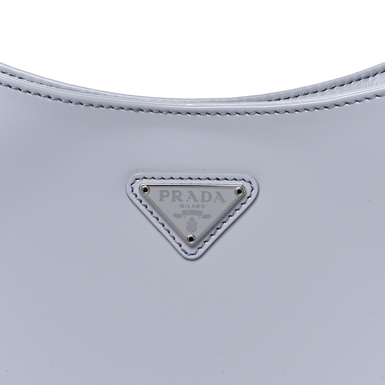 Prada Spazzolato Cleo Shoulder Bag Fiordaliso 8 of 12