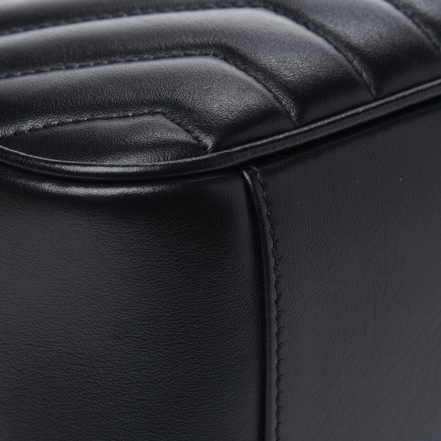 Calfskin Matelasse Joan Camera Bag Black