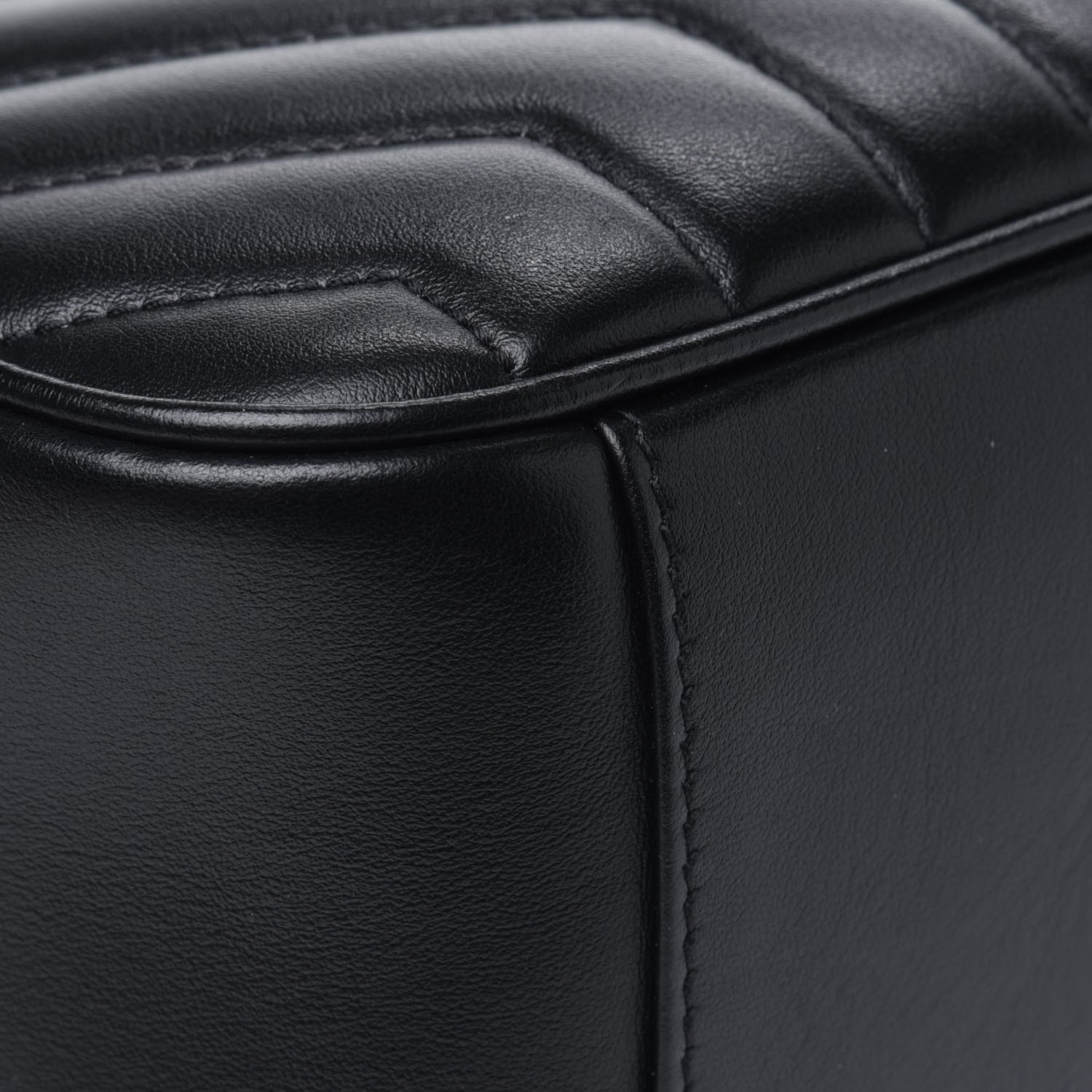 Saint Laurent Calfskin Matelasse Joan Camera Bag Black 9 of 14