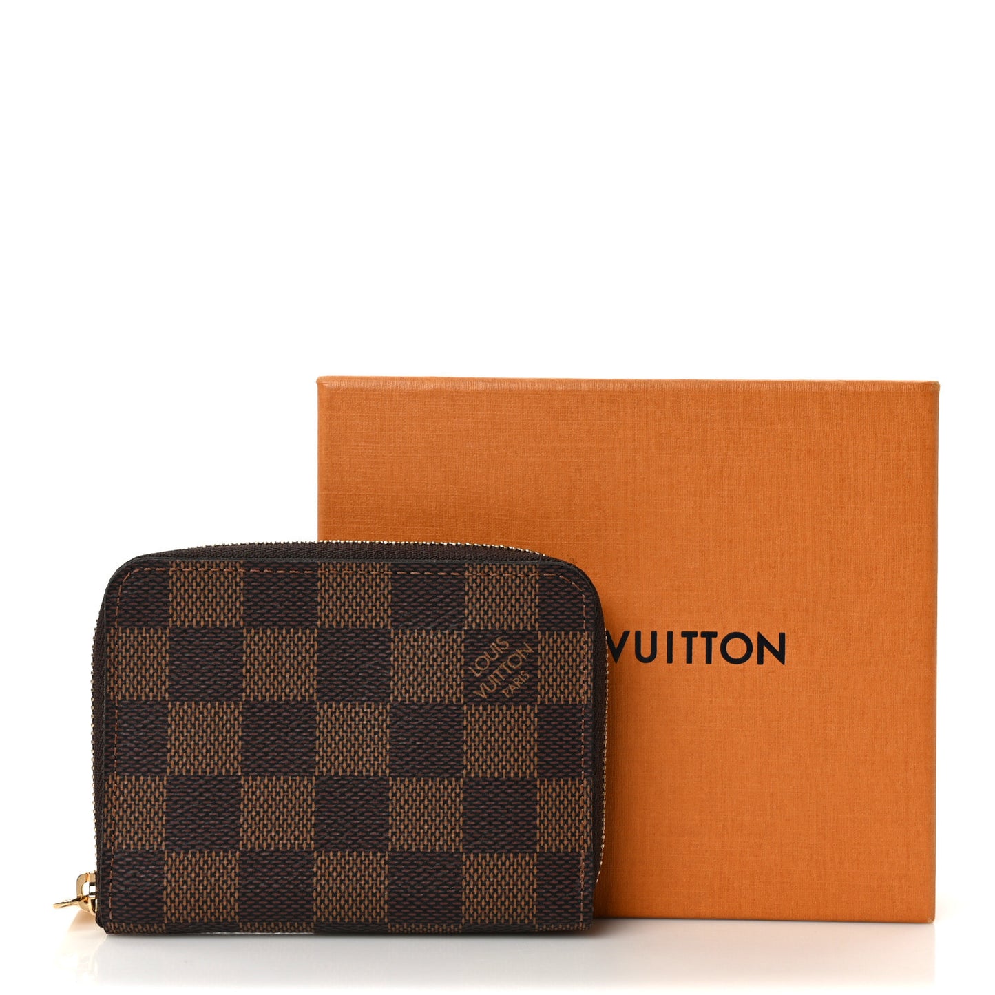 Damier Ebene Zippy Coin Purse