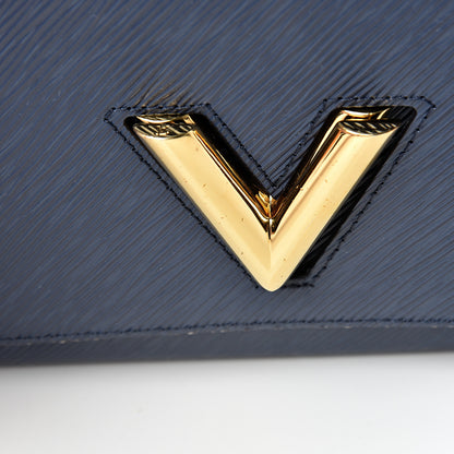 Louis Vuitton Epi Twist Shoulder Bag MM Indigo 10 of 14