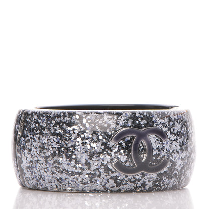 Chanel Resin Glitter CC Bangle 3 of 6