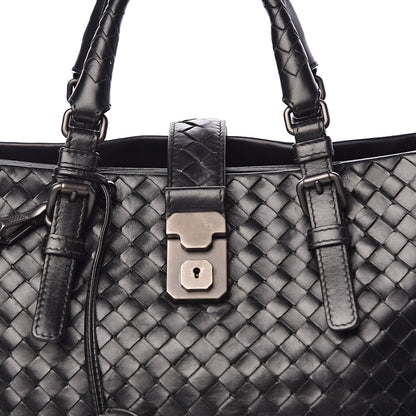 Bottega Veneta Light Calf Intrecciato Small Roma Black 15 of 15