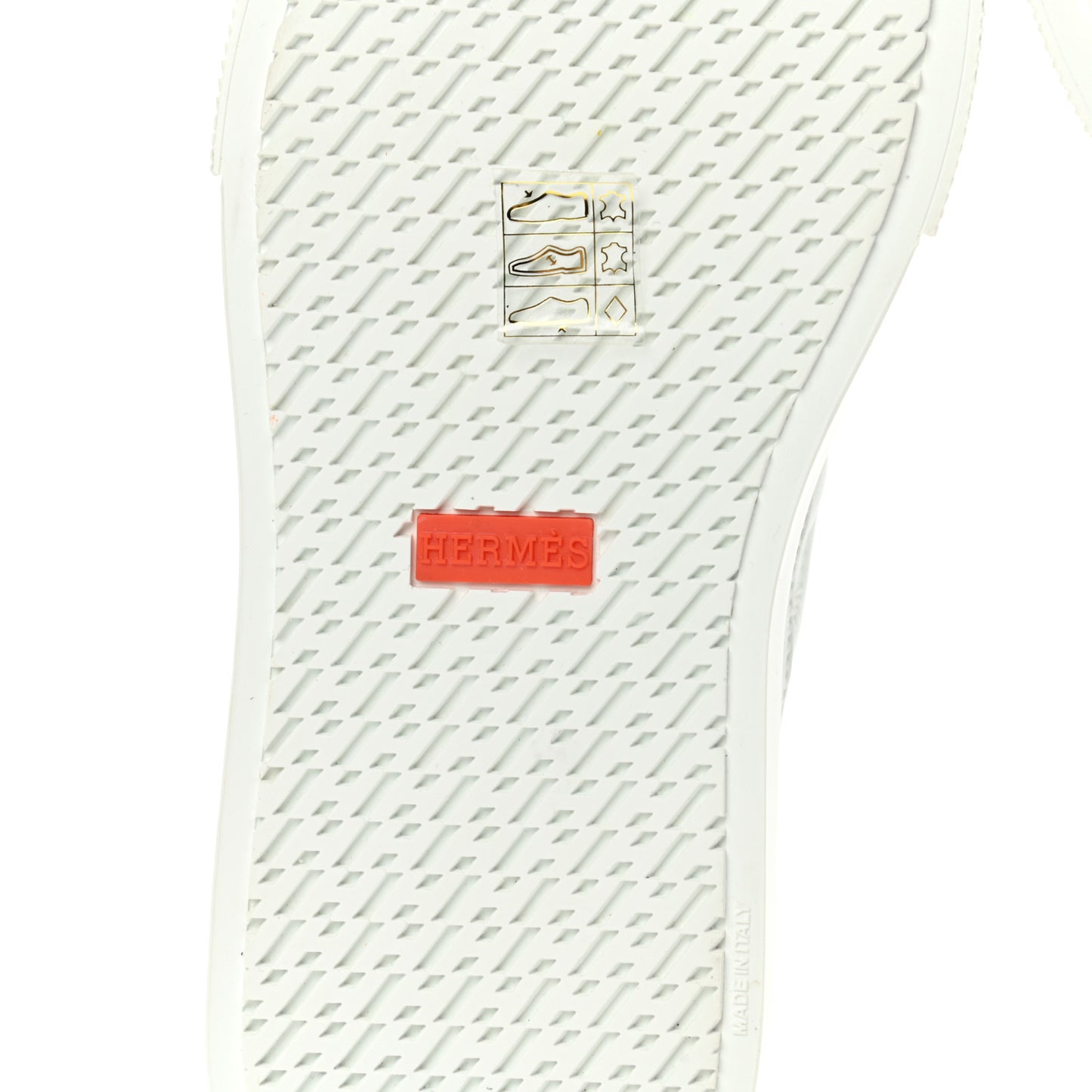 Matte Niloticus Crocodile Calfskin Deep Sneakers 36.5 White Jaune Flash