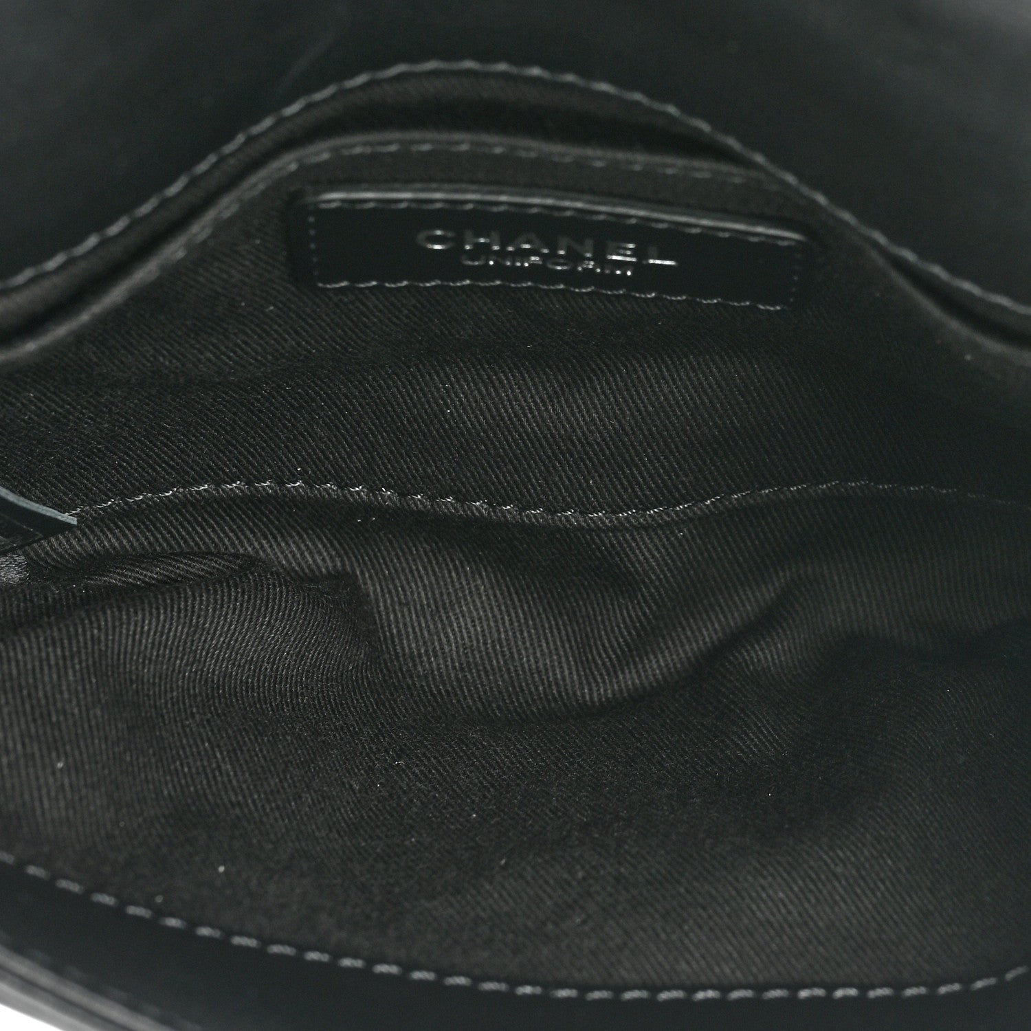 Chanel Calfskin Quilted CC Uniform Flap Belt Bag Black 6 of 10
