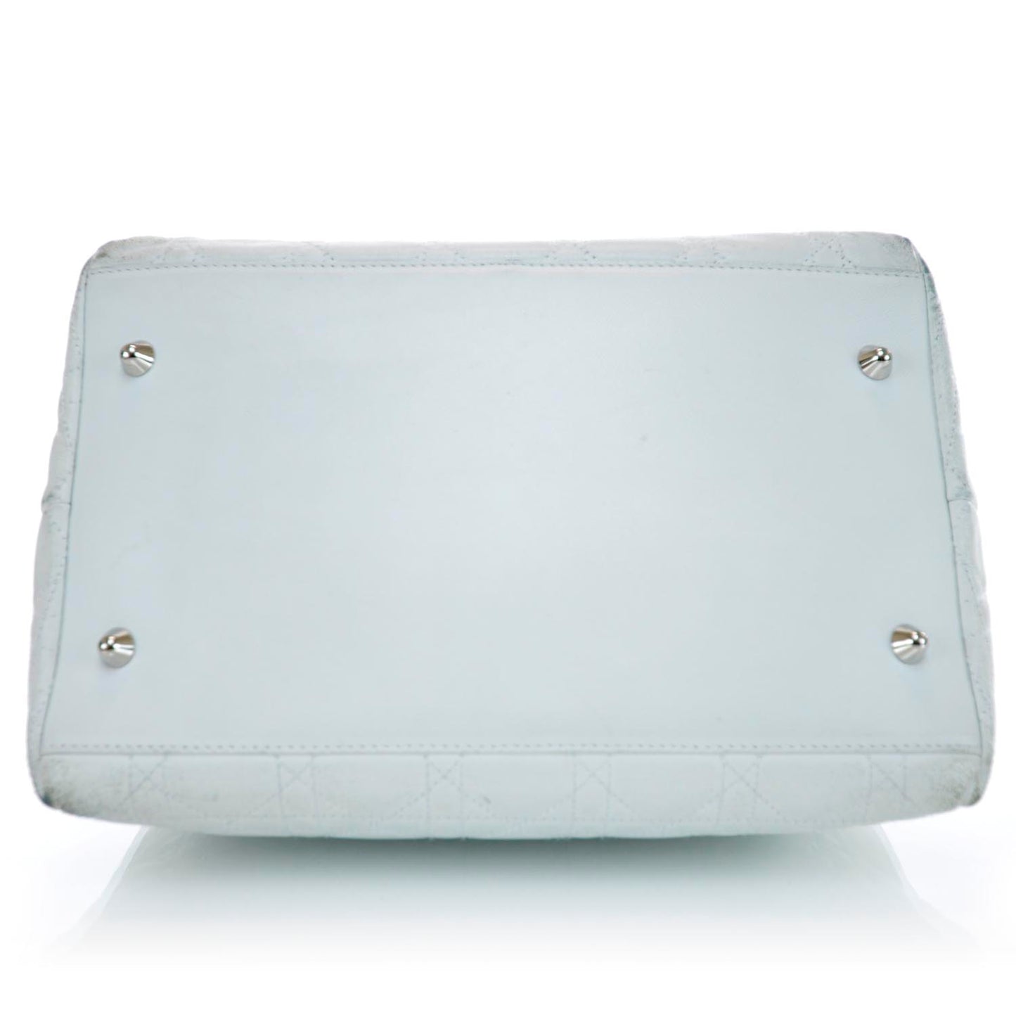 Lambskin Cannage Soft Lady Dior Tote White