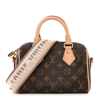 Louis Vuitton Monogram Speedy Bandouliere 20 Beige 1 of 9