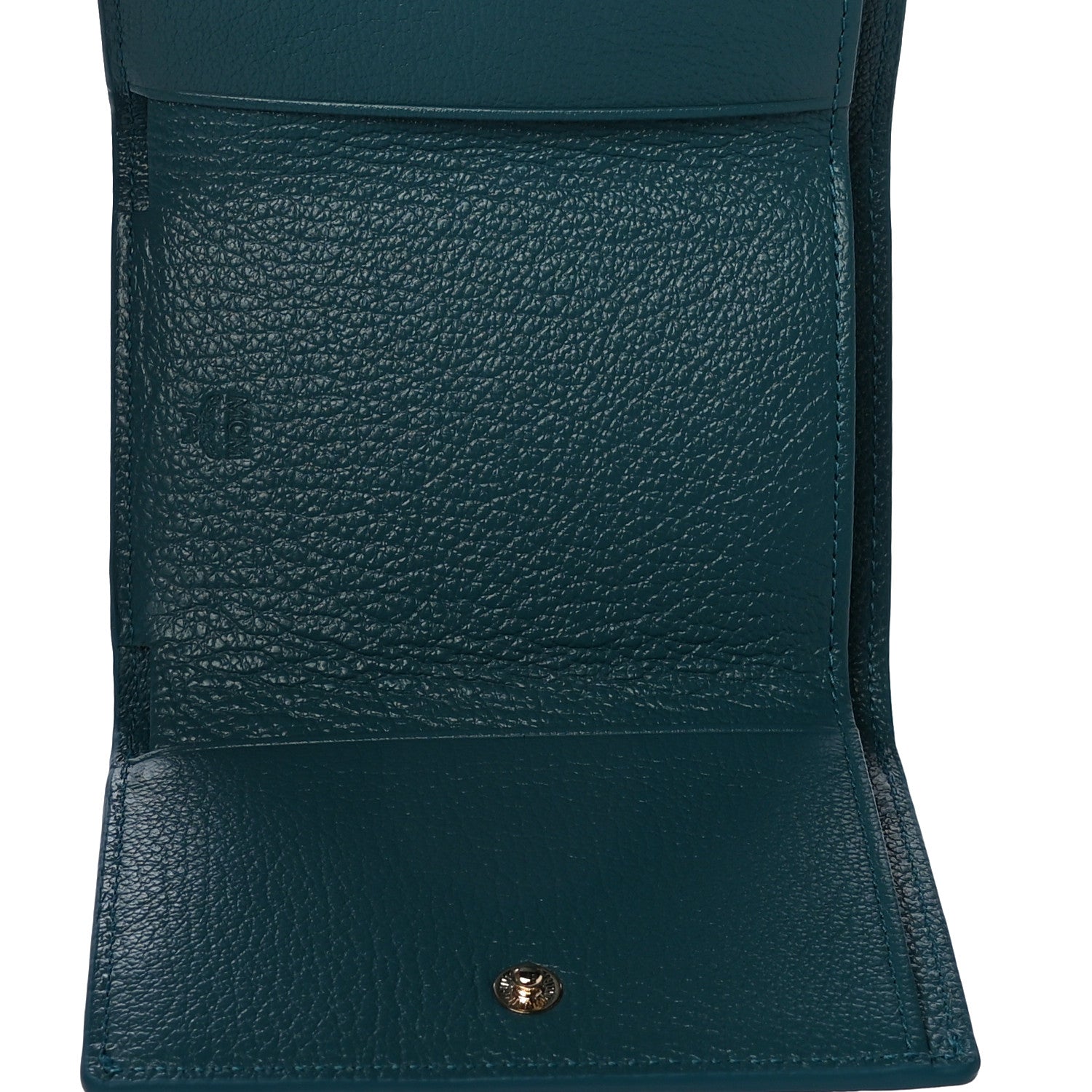 MCM Goatskin Milano Tri-Fold Wallet Blue 5 of 11