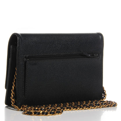 Chanel Caviar Wallet On Chain WOC Black 3 of 8