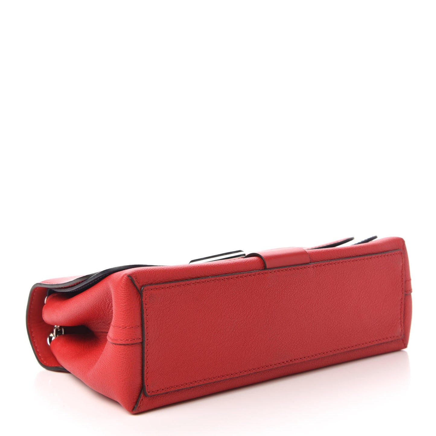Monogram Cuir Plume Ecume Very Chain Bag Rouge Rubis