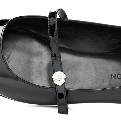 Louis Vuitton Patent Uniformes Ballet Flats 37.5 Black 10 of 10