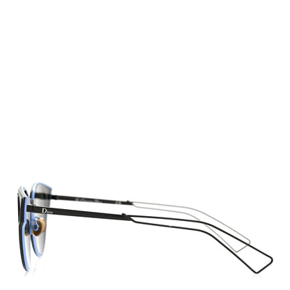 Christian Dior Sculpt Cat Eye Sunglasses Black Blue 3 of 9