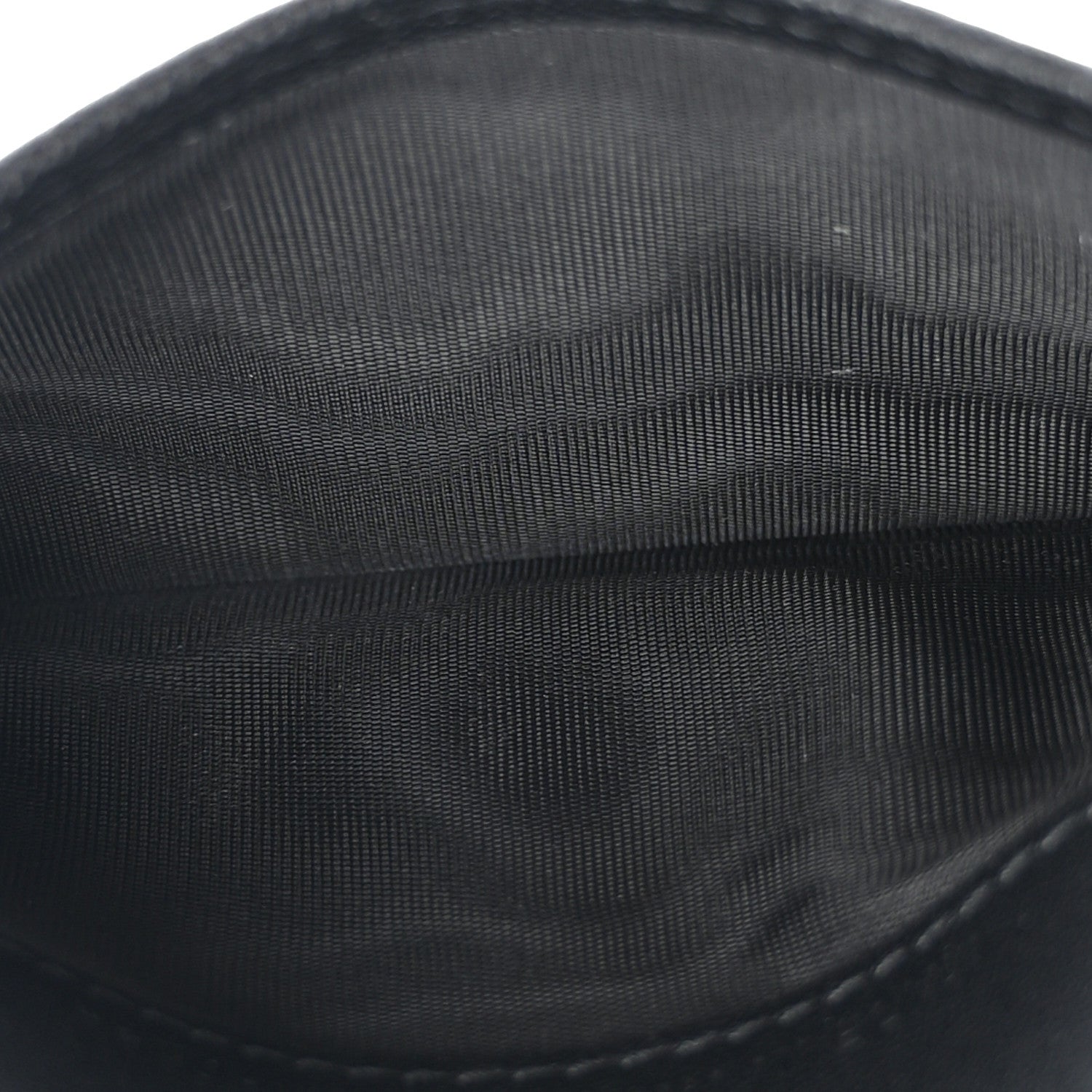 Christian Dior Goatskin Saddle Cosmos Zipped Card Holder Black 5 of 9