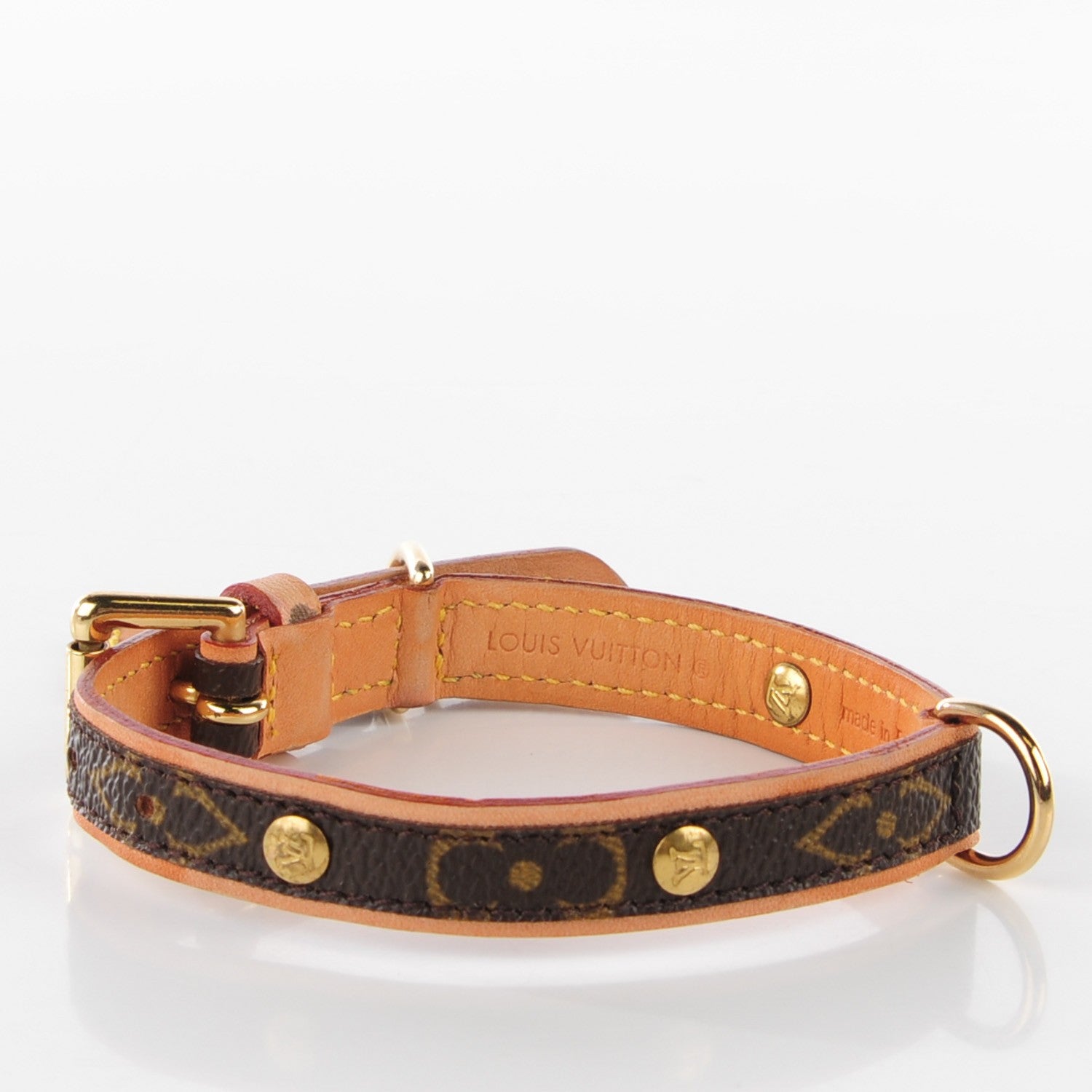 Louis Vuitton Monogram Baxter Dog Collar PM 3 of 8