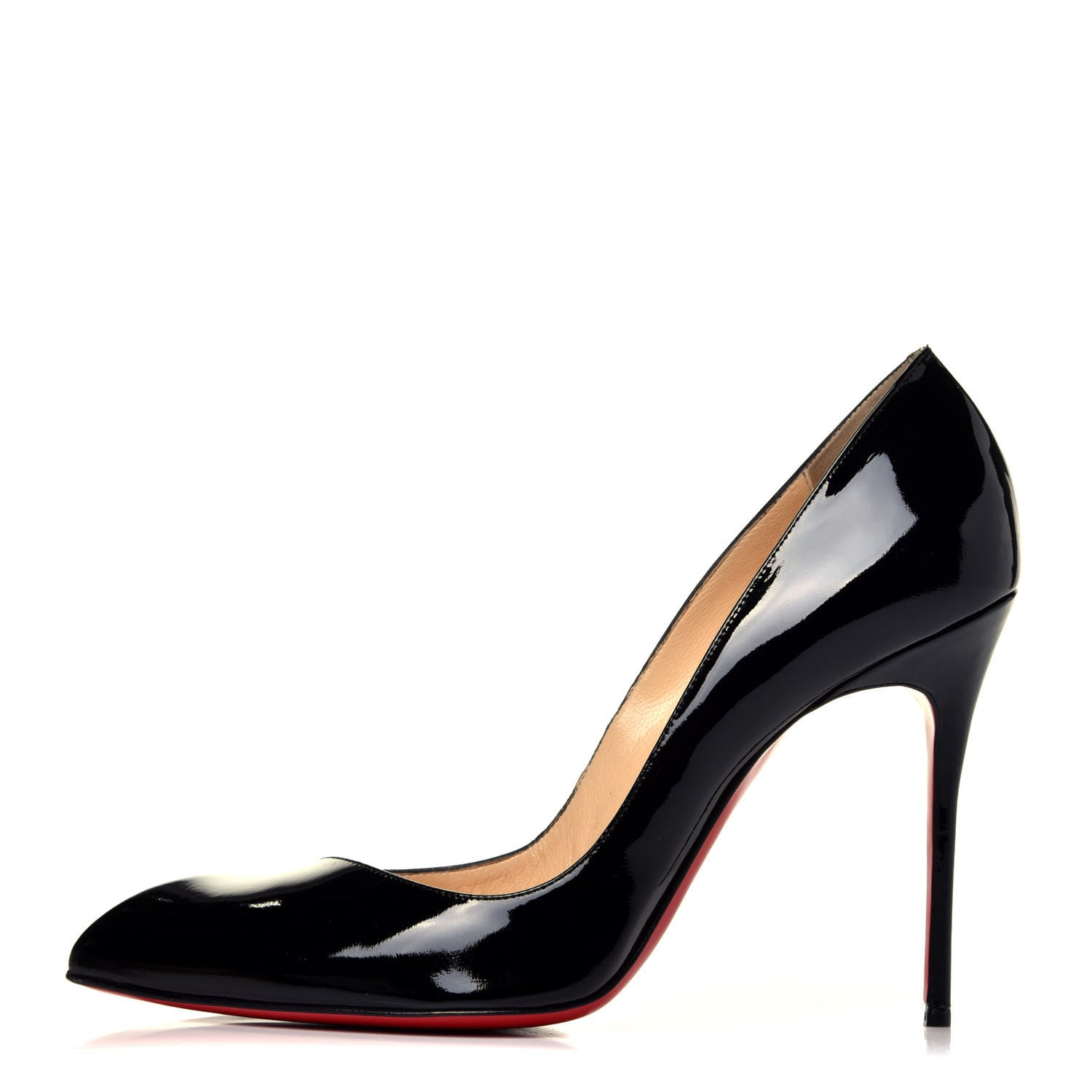 Christian Louboutin Patent Corneille 100 Pumps 40.5 Black 1 of 8