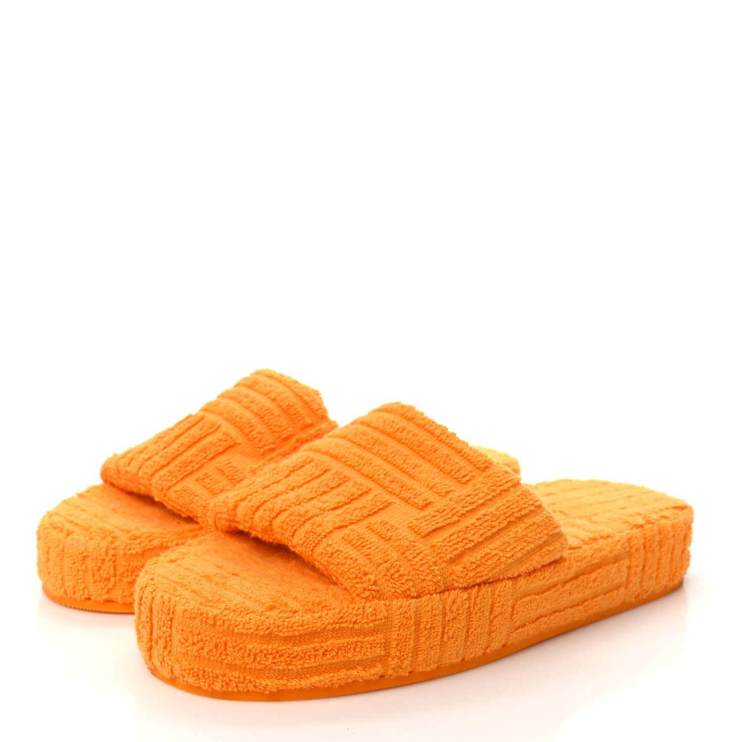 Bottega Veneta Resort Sponge Slides Sandals 40 Orange 3 of 7