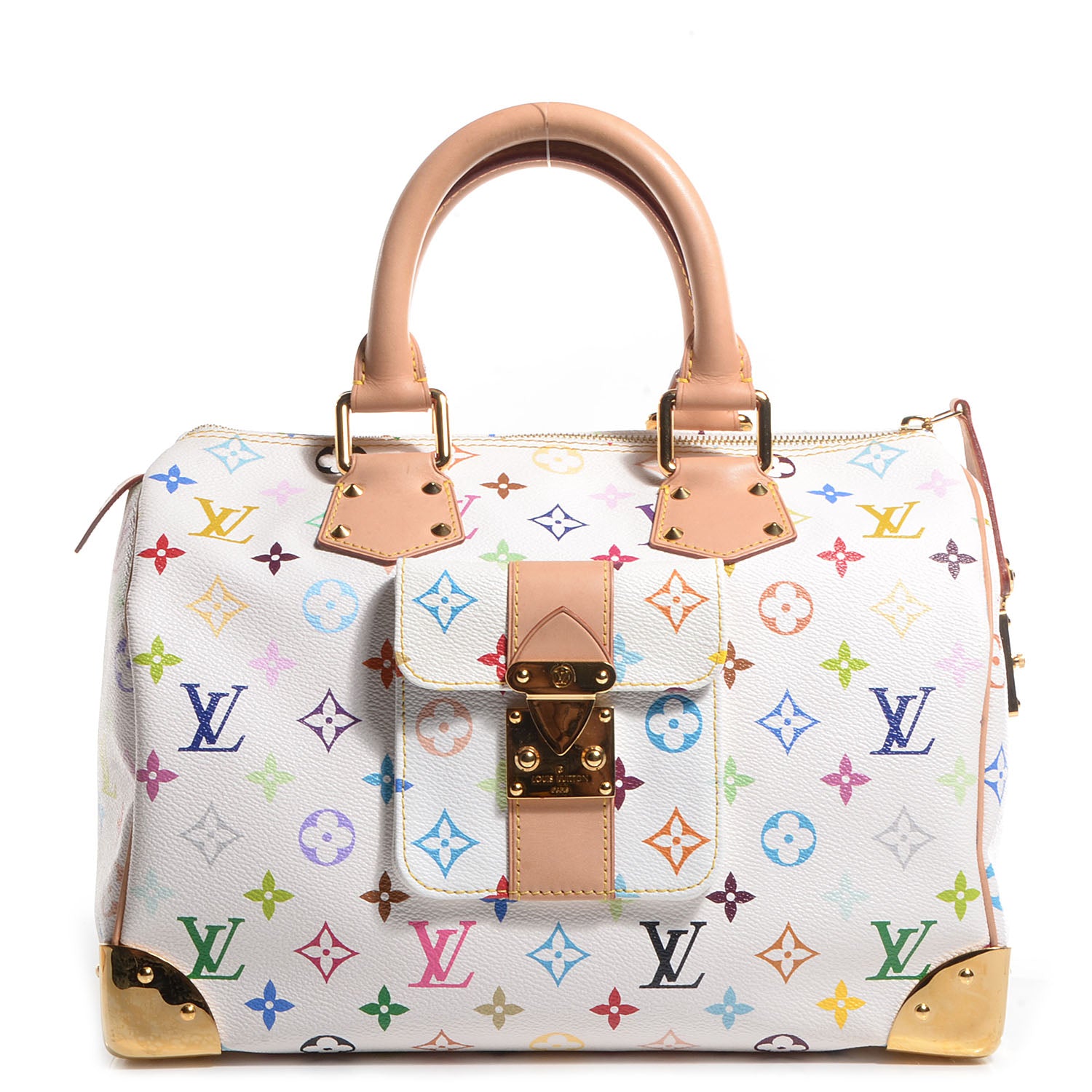 Louis Vuitton Monogram Multicolor Speedy 30 White 1 of 7