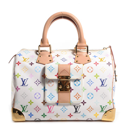 Louis Vuitton Monogram Multicolor Speedy 30 White 1 of 7