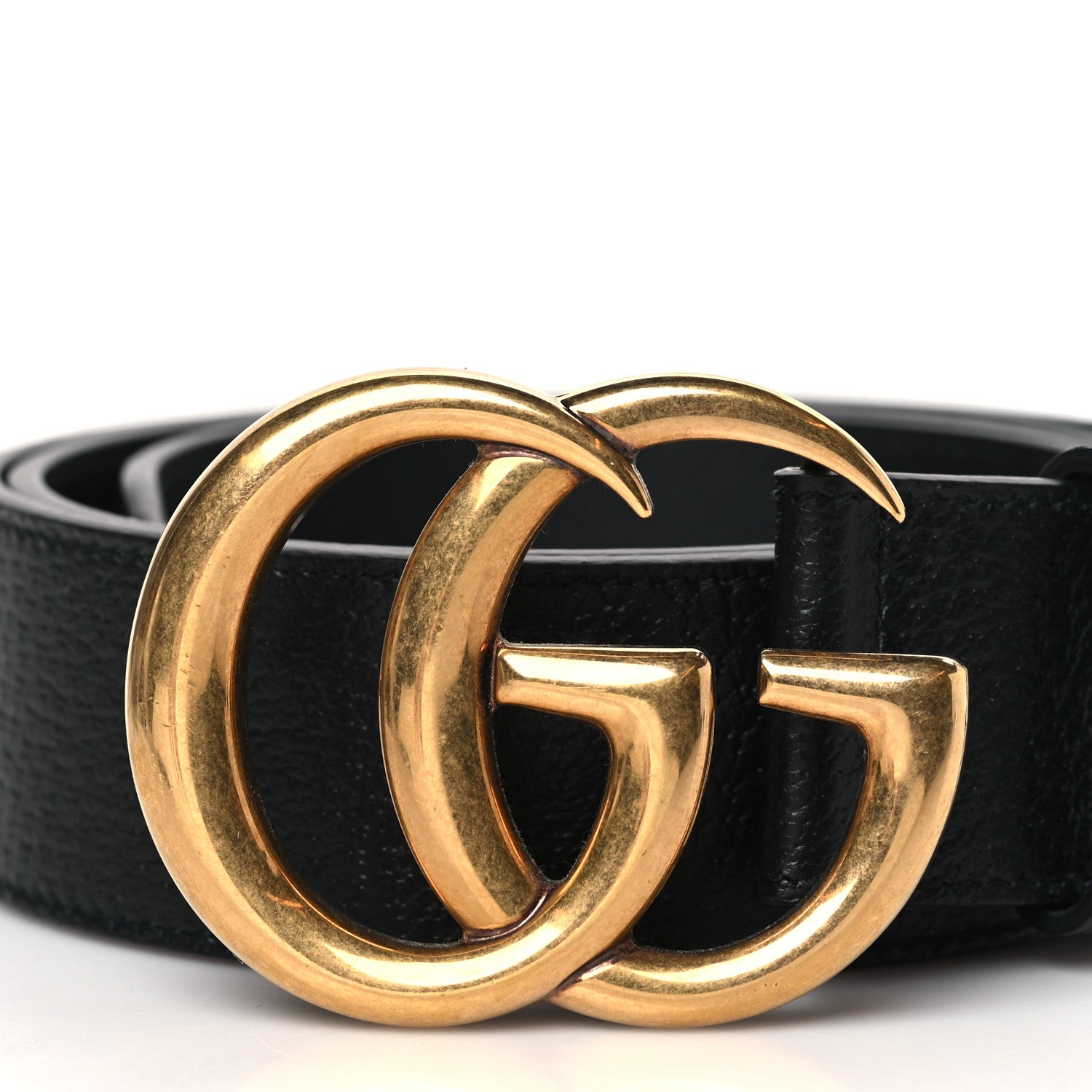 Gucci Calfskin Double G 30mm Belt 85 34 Black 2 of 6