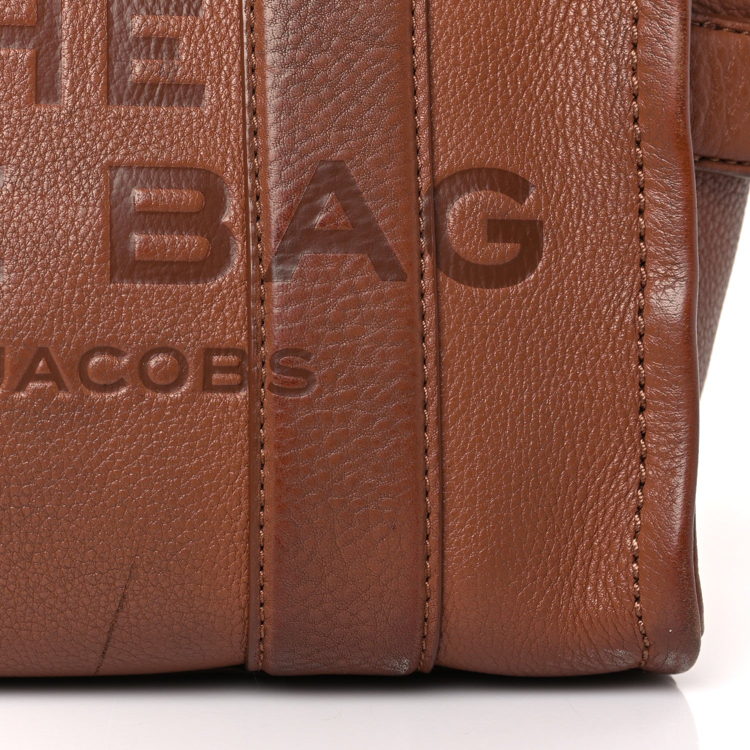 Marc Jacobs Grained Calfskin Small The Tote Bag Argan Oil 10 of 10
