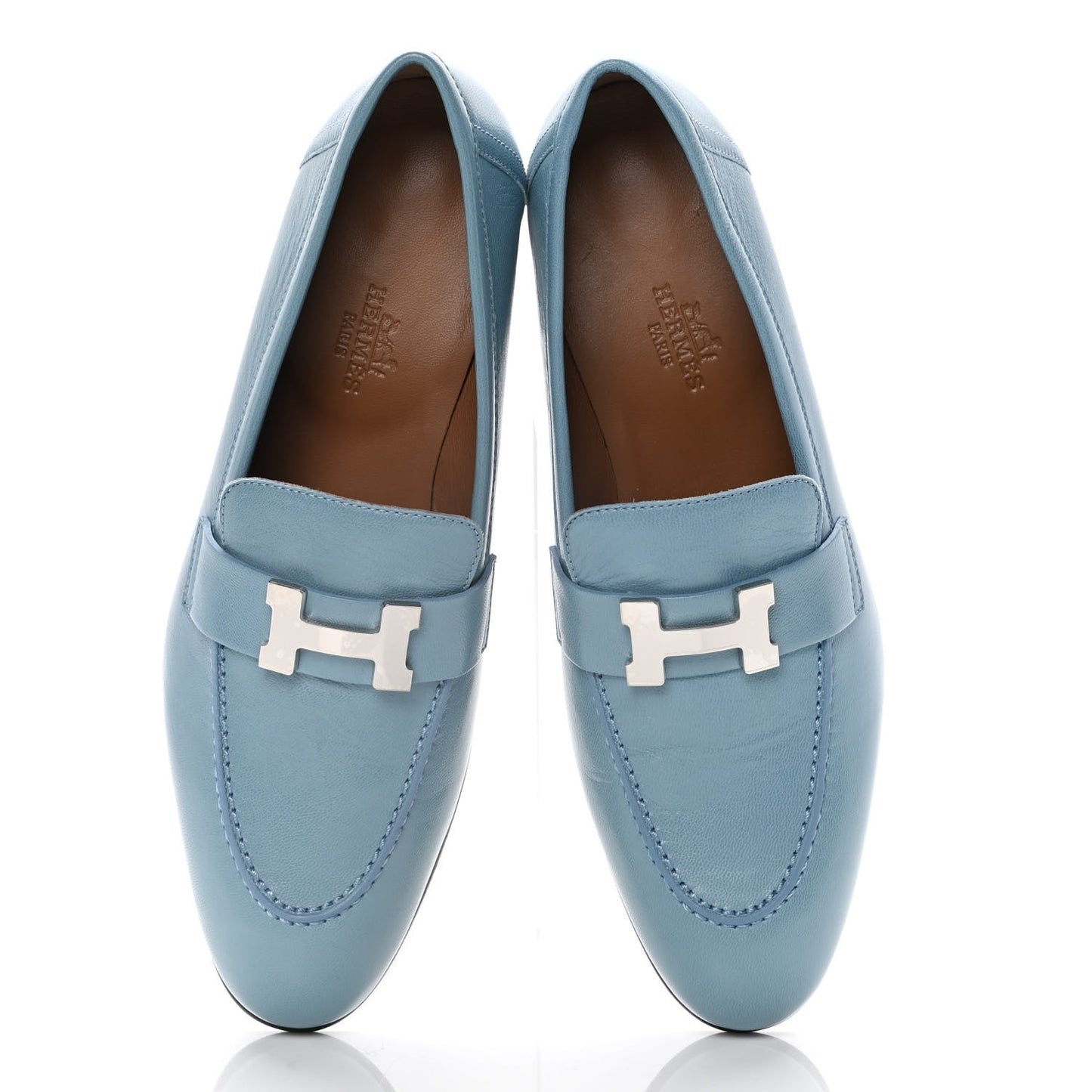 Goatskin Paris Loafers 37 Bleu Dorset