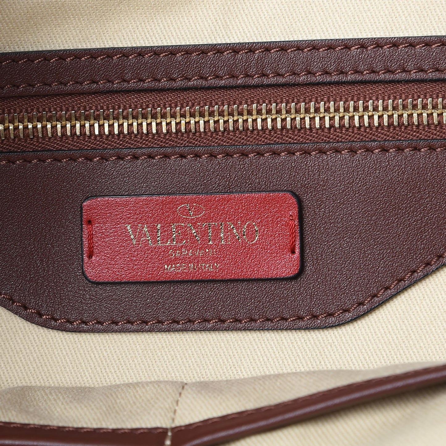 Vitello Lovestud Tote Light Brown