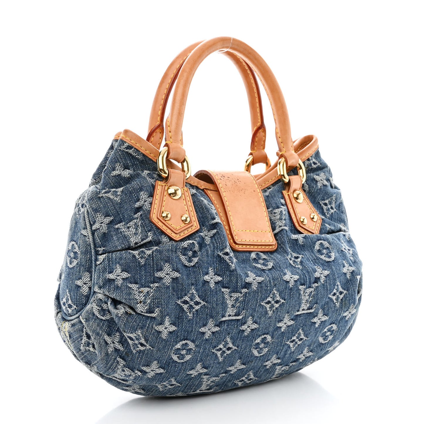 Monogram Denim Pleaty Blue