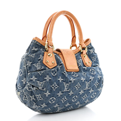 Louis Vuitton Monogram Denim Pleaty Blue 3 of 11