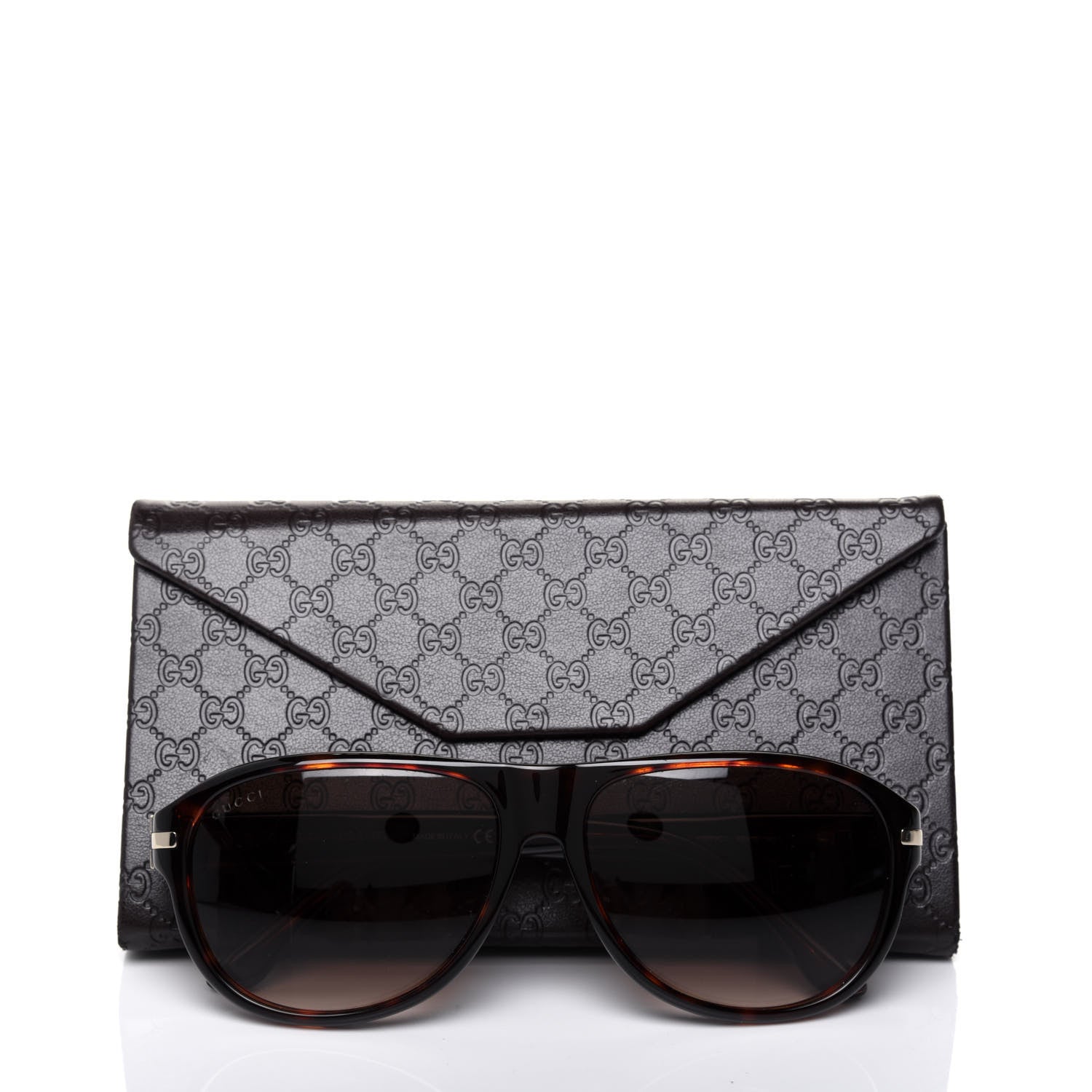 Gucci Acetate Aviator Sunglasses GG1051/S Havana 7 of 7