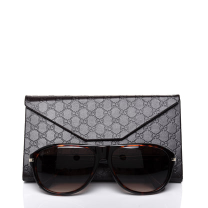 Gucci Acetate Aviator Sunglasses GG1051/S Havana 7 of 7