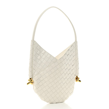 Bottega Veneta Nappa Intrecciato Small Solstice Hobo White 4 of 10