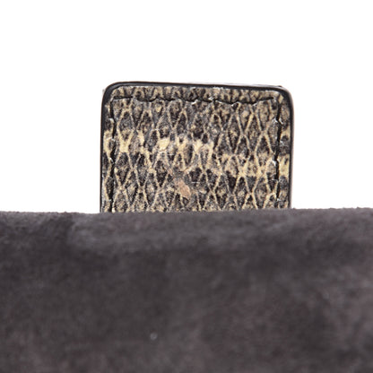 Chloe Calfskin Watersnake Embossed Mini Faye Backpack Cloudy Yellow 8 of 8
