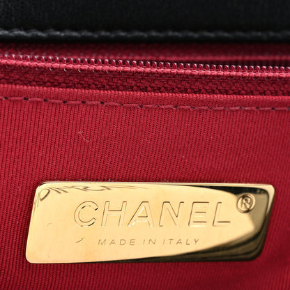 Chanel Lambskin Quilted Medium Chanel 19 Flap Black 7 of 9